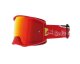 MX okuliare STRIVE Matt Red - červené plexi