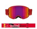 MX okuliare STRIVE Matt Red - fialové plexi