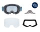 MX okuliare STRIVE Matt Light Grey - dymové plexi