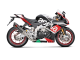 S-A10E8-RC Kompletný výfukový systém rady Evolution Aprilia RSV4 (15-20), TUONO V4 (17-20)