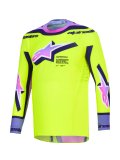 SUPERTECH VISTA - žltá fluo/fialová/čierna