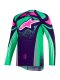 TECHSTAR NOMUR - tmavo fialová/zelená/ružová fluo