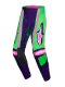 TECHSTAR NOMUR nohavice - tmavo fialová/zelená/ružová fluo