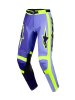 RACER PORTL nohavice - fialová/žltá fluo