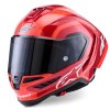 SUPERTECH R10 ARIUS - červená fluo/červená/karbon/biela