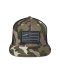 Šiltovka FLAG FLAT - zelená camo/čierna
