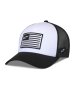 Šiltovka FLAG SNAP HAT - biela/čierna