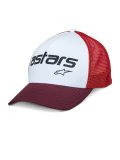 Šiltovka VITAL TRUCKER - biela/hnedo červená/oranžová
