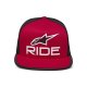 Šiltovka RIDE 4.0 TRUCKER - červená/čierna/biela
