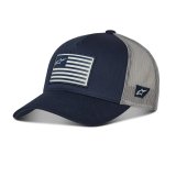 Šiltovka FLAG SNAP HAT - modrá/šedá