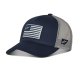 Šiltovka FLAG SNAP HAT - modrá/šedá