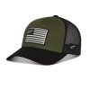 Šiltovka FLAG SNAP HAT - zelená/čierna