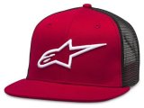 Šiltovka CORP TRUCKER - červená/čierna