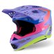 SUPERTECH S-M10 edice JETT LAWRENCE R01 - fialová/ružová fluo/žltá fluo