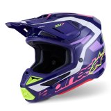 SUPERTECH S-M7 DEED - fialová/ružová/biela/žltá fluo