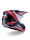 SUPERTECH S-M7 RISE - čierna/strieborná/červená fluo