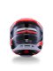 SUPERTECH S-M7 RISE - čierna/strieborná/červená fluo