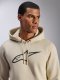 AGELESS HOODIE 3 - biela off white/čierna