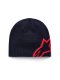 čepice CORP SHIFT BEANIE - tmavě modrá/červená