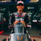 SUPERTECH R10 MARTHAINATOR- JORGE MARTIN - modrá perleť/zlatá/červená