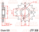 JTF 308-16 Honda/Yamaha/Aprilia