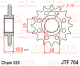 JTF 704-17RB BMW/Aprilia/Husqvarna
