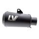 15255FBU LV-10 Full Black KTM RC 125 (22-23)