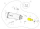 L-PI5SO1 Nerezová spojovacia rúrka Piaggio MP3 500 (10-14, 19), MP3 500 HPE (19-20), MP3 500 I.E. (10-13), MP3 500 LT I.E. (11-18)