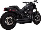 47341 Kompletný výfuk Big Shots Staggered čierna, Harley-Davidson Softail (18-24)