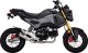 14333 Kompletný výfuk Grom Hi-Output Hooligan brúsená nerez, Honda Grom (17-20), Grom ABS (17-20)