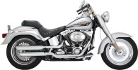 16343 Výfukové koncovky Twin Slash 3" chróm, Harley-Davidson Softail (10-17)