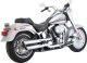 16343 Výfukové koncovky Twin Slash 3" chróm, Harley-Davidson Softail (10-17)