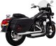 16379 Výfukové koncovky Twin Slash 3" chróm, Harley-Davidson Softail (18-24)