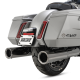 16468 Výfukové koncovky Hi-Output tmavý chróm, Harley-Davidson Touring (17-26)