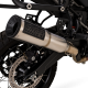 16533 Výfuková koncovka Adventure Hi-Output 450 brúsená nerez, Harley-Davidson Pan America (21-26)
