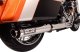 16721 Výfukové koncovky Supersport chróm, Harley-Davidson Touring (17-26)