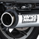 16721 Výfukové koncovky Supersport chróm, Harley-Davidson Touring (17-26)