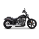16750 Výfuková koncovka Softail Twin Slash Round chróm, Harley-Davidson Softail (25-26)