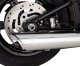 16750 Výfuková koncovka Softail Twin Slash Round chróm, Harley-Davidson Softail (25-26)