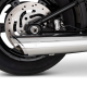 16750 Výfuková koncovka Softail Twin Slash Round chróm, Harley-Davidson Softail (25-26)