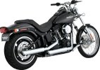 16834 Výfukové koncovky Twin Slash 3" chróm, Harley-Davidson Softail (07-09)