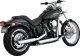 16834 Výfukové koncovky Twin Slash 3" chróm, Harley-Davidson Softail (07-09)