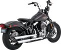 16842 Výfukové koncovky Twin Slash 3" chróm, Harley-Davidson Softail (07-09)