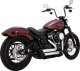 17333 Kompletný výfuk Shortshots Staggered chróm, Harley-Davidson Softail (18-24)