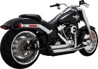17335 Kompletný výfuk Shortshots Staggered chróm, Harley-Davidson Softail (18-24)