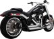 17335-22 Kompletný výfuk Shortshots Staggered chróm, Harley-Davidson Softail (18-22)