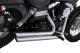 17958 Kompletný výfuk Big Shots Staggered chróm, Harley-Davidson Dyna (06-09)