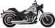 17959 Kompletný výfuk Big Shots Staggered chróm, Harley-Davidson Softail (86-09)