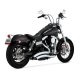 26081 Kompletný výfuk Big Radius 2-2 chróm, Harley-Davidson Dyna (06-09)