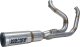 27321 Kompletný výfuk Hi-Output RR brúsená nerez, Harley-Davidson Touring (17-24)